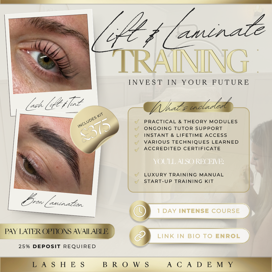 Lift & Laminate Training